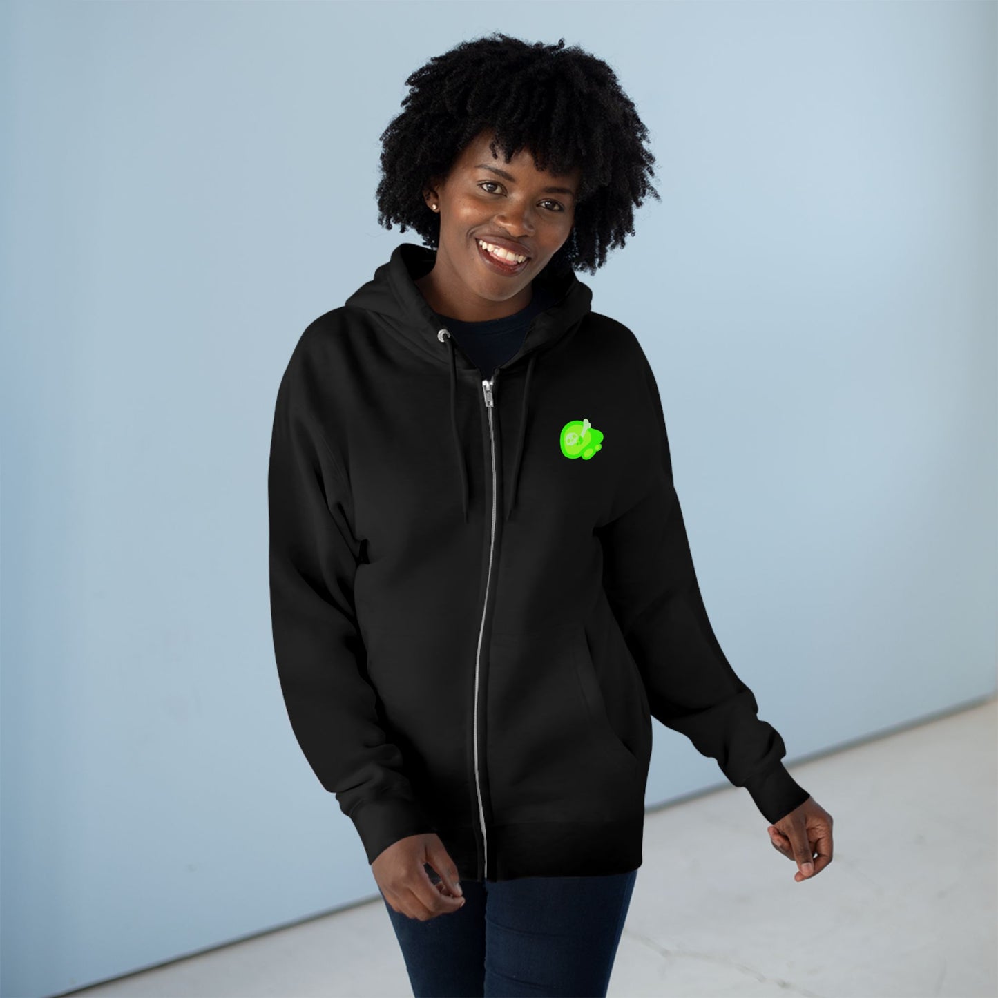 ACIDIC OOZE Unisex Zip Hoodie
