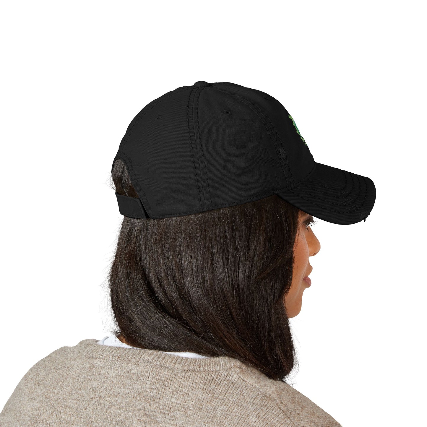 Necromancy Distressed Hat (Embroidery)