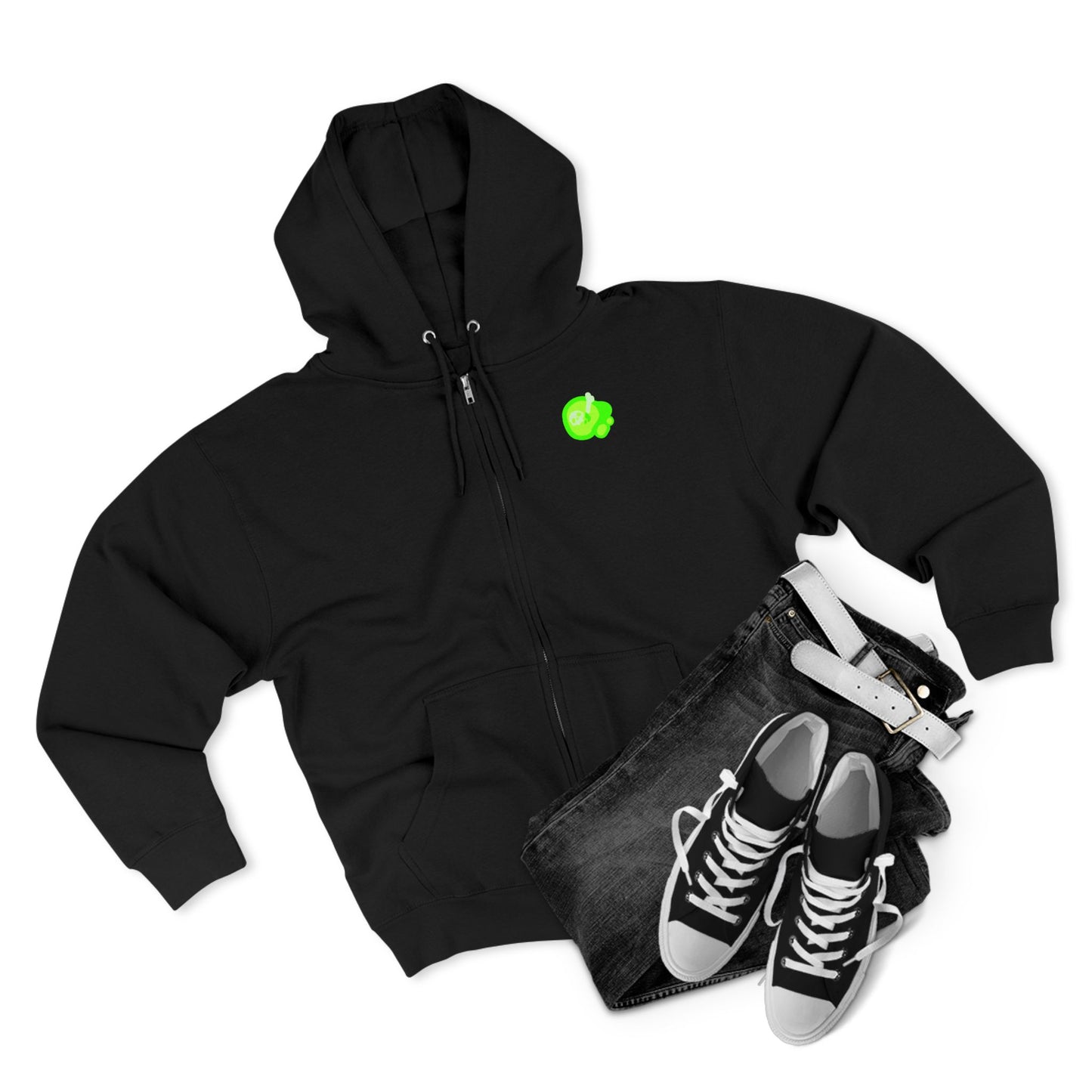 ACIDIC OOZE Unisex Zip Hoodie