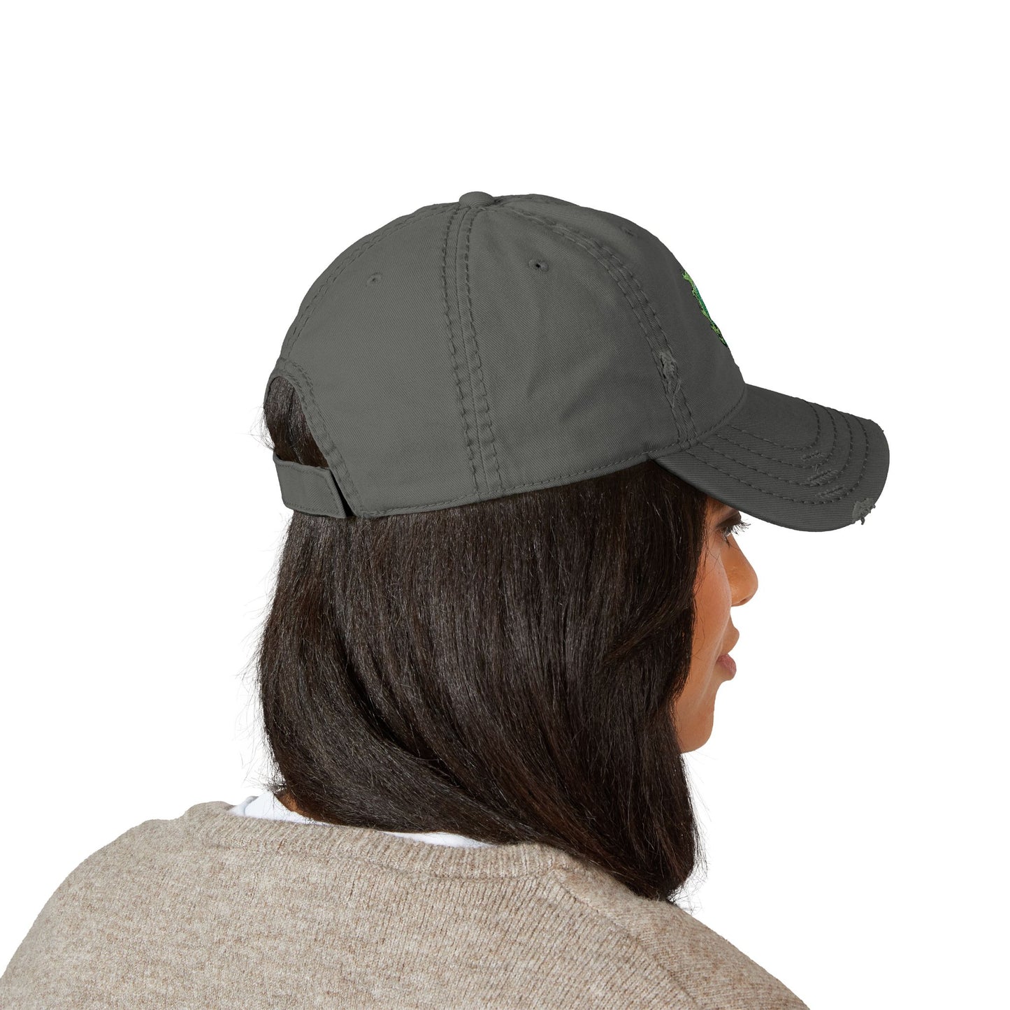 Necromancy Distressed Hat (Embroidery)