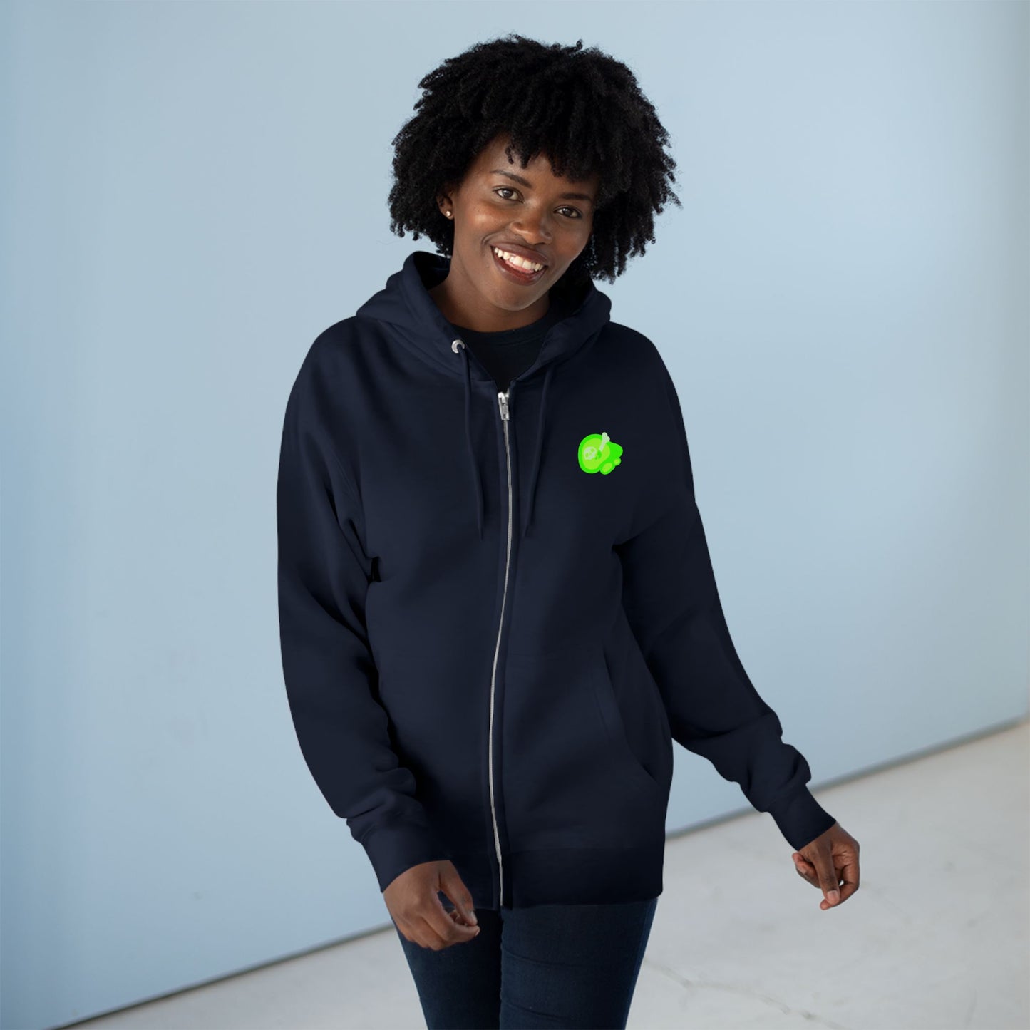 ACIDIC OOZE Unisex Zip Hoodie