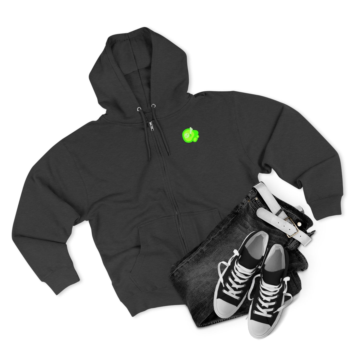 ACIDIC OOZE Unisex Zip Hoodie