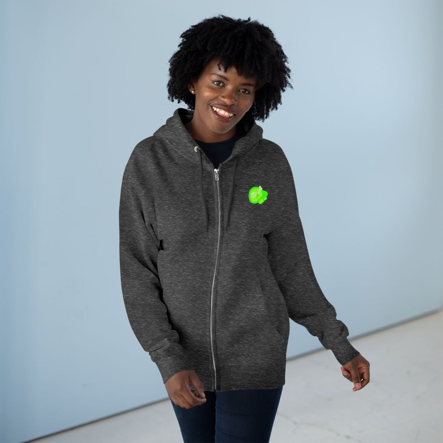 ACIDIC OOZE Unisex Zip Hoodie