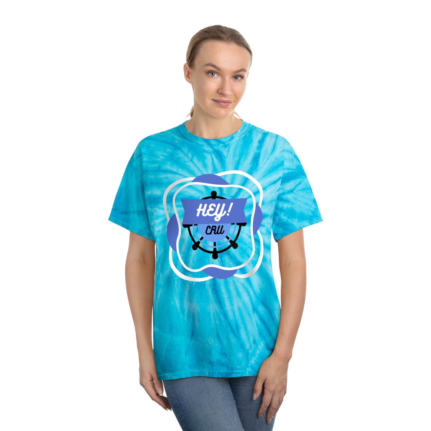 WAVE BLOOM Tie-Dye Tee (Cyclone)