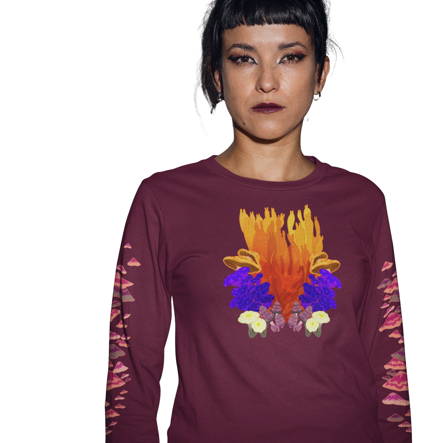MUSHROOM BLOOM Unisex Ultra Cotton Long Sleeve Tee