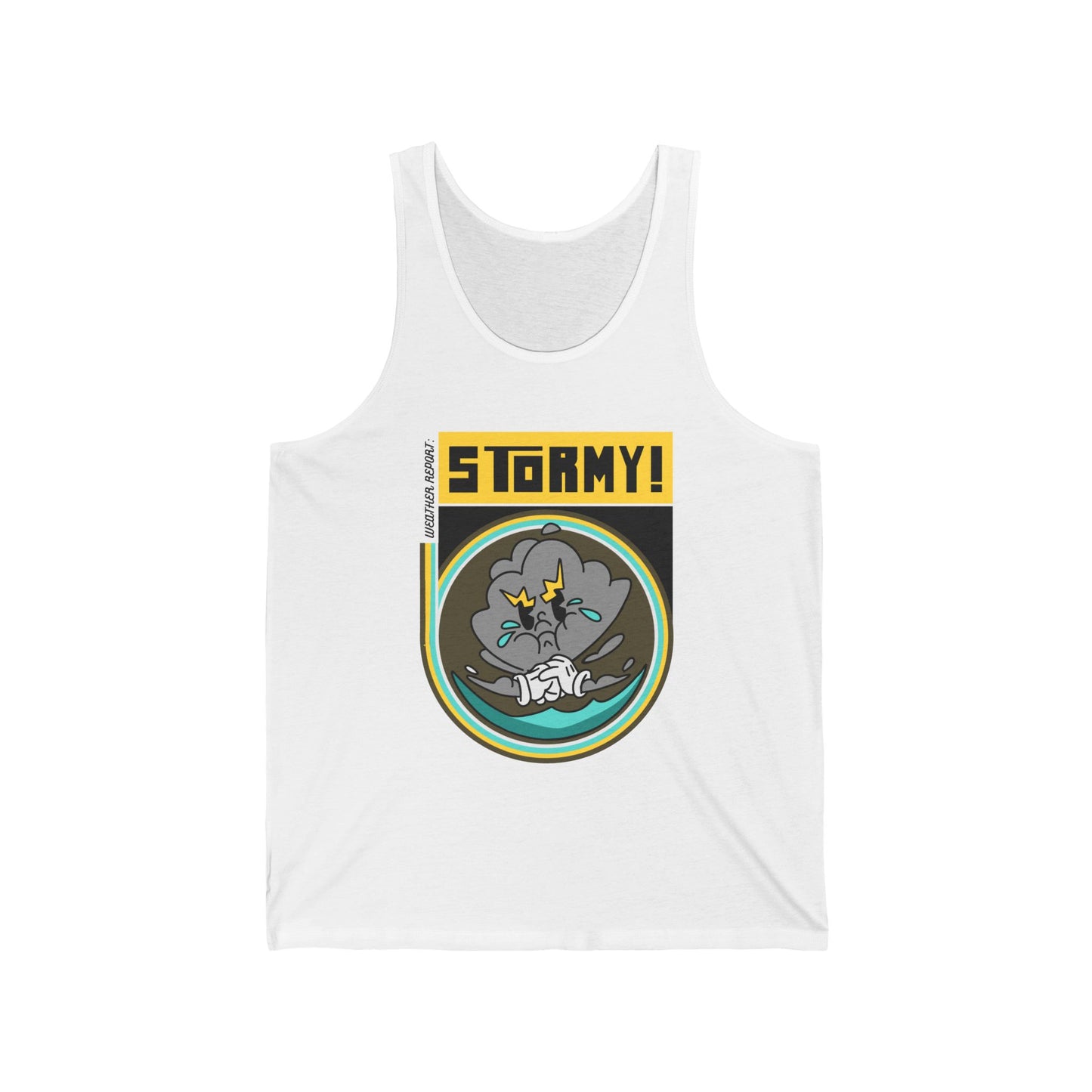 STORMY Unisex Jersey Tank (Weather Report Collection)
