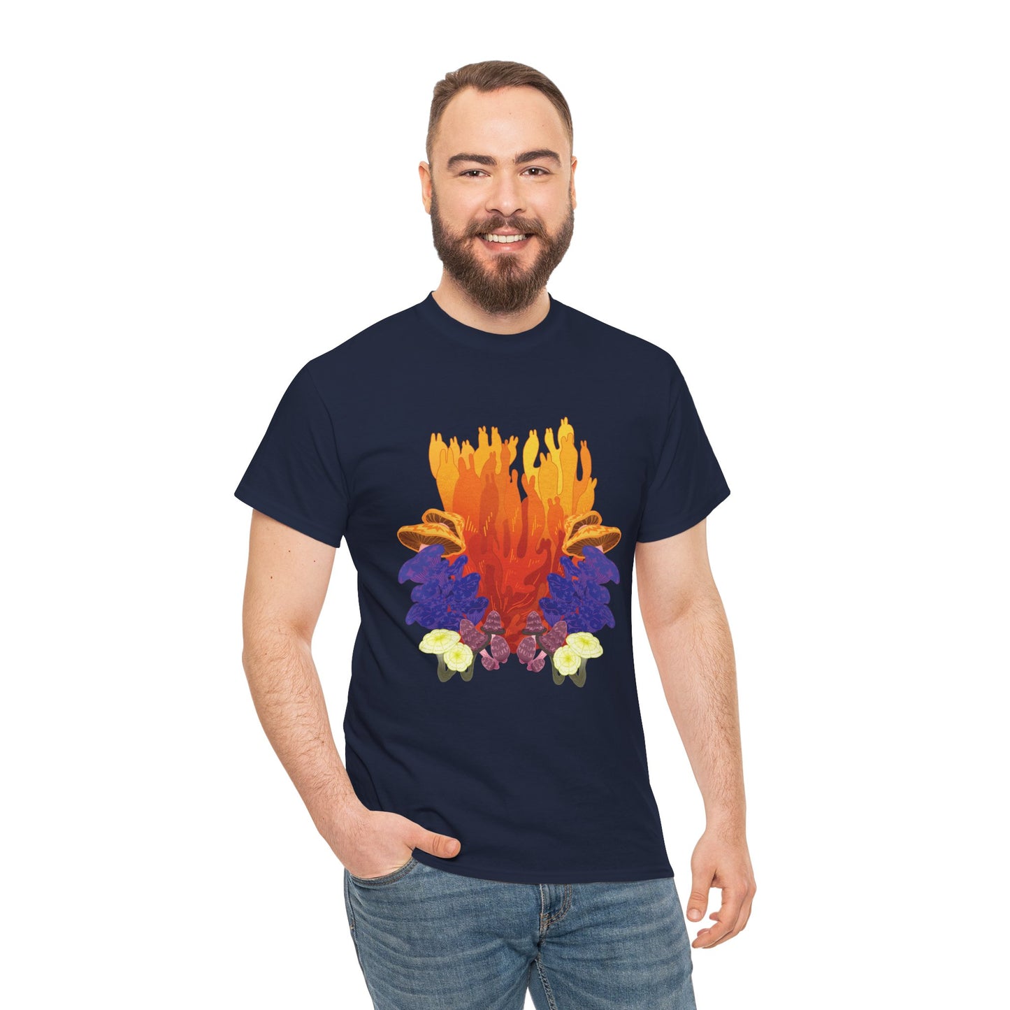 MUSHROOM BLOOM Heavy Cotton Tee