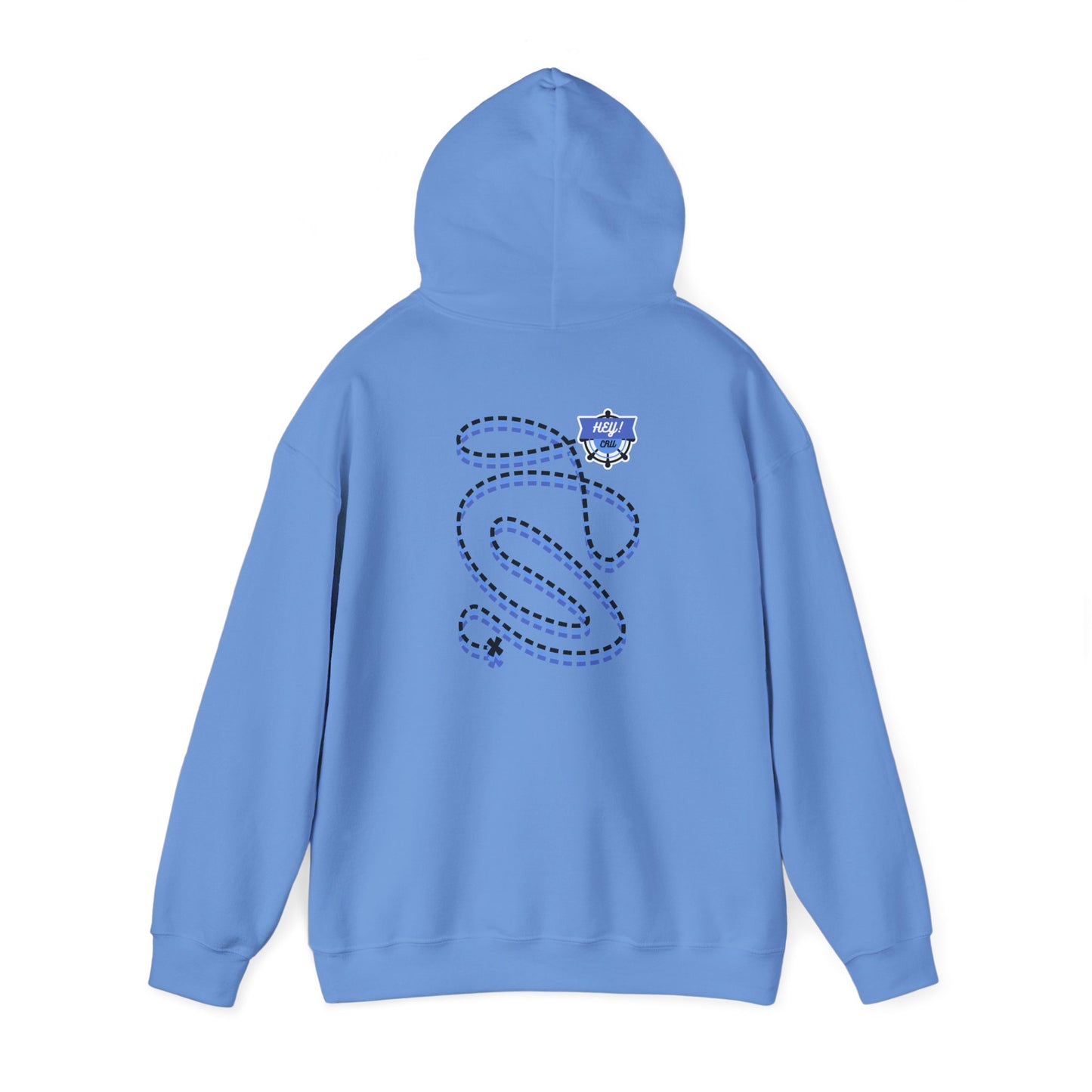 HEYCRU TREASURE MAP Unisex Heavy Blend Hooded Sweatshirt (Set Sail Collection)