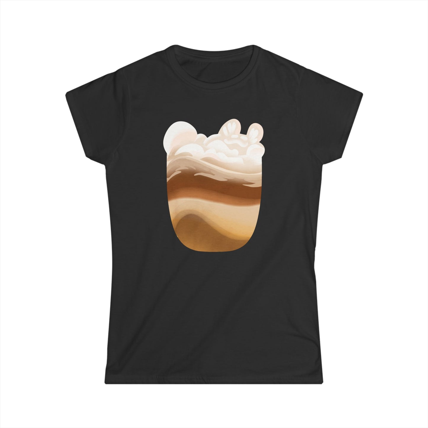 MEOWCHIATTO Women's Softstyle Tee (Cat Brew Collection)