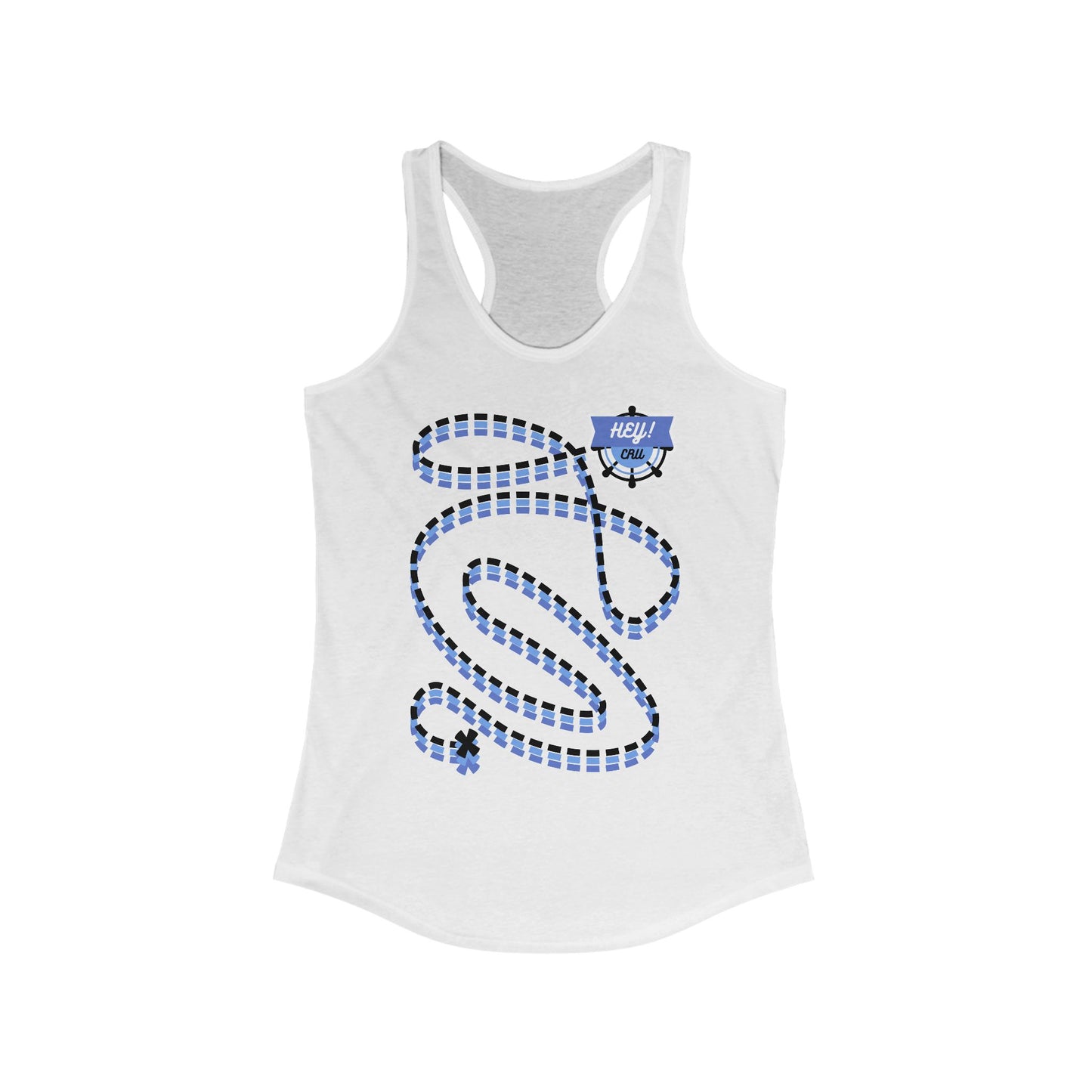 HEYCRU TREASURE MAP Women's Racerback Tank (Set Sail Collection)