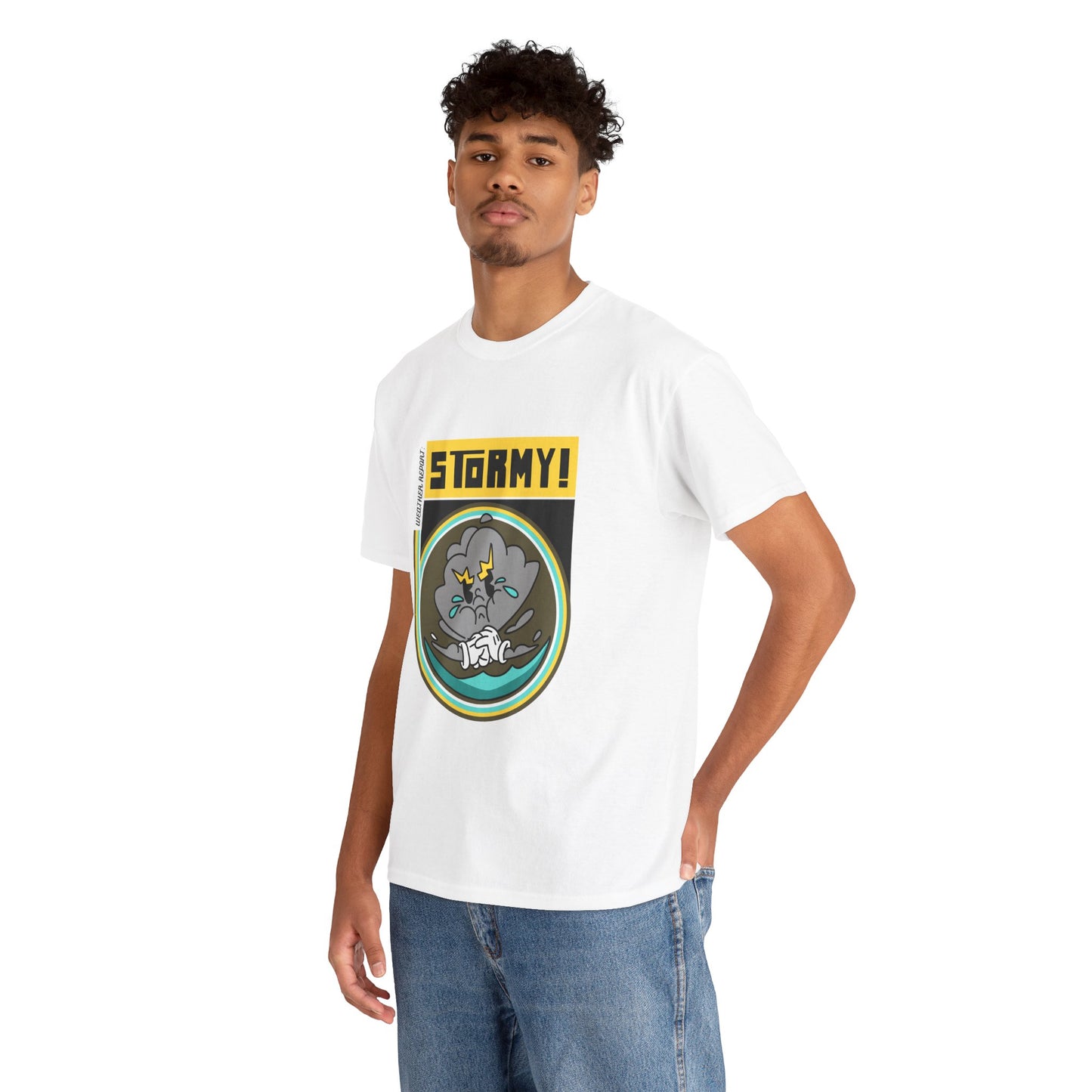 STORMY Unisex Heavy Tee (Weather Report Collection)