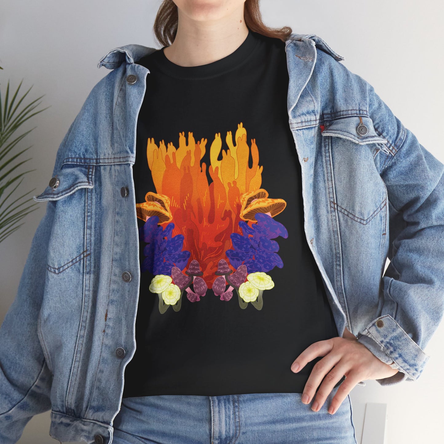 MUSHROOM BLOOM Heavy Cotton Tee