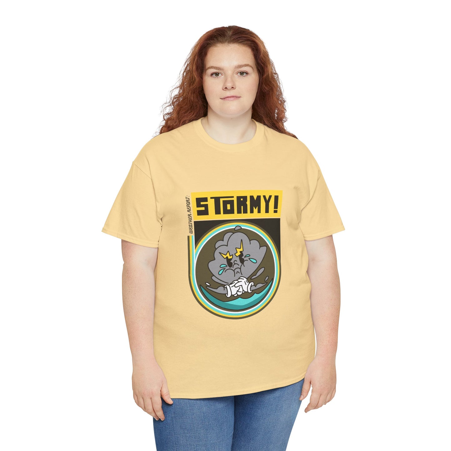 STORMY Unisex Heavy Tee (Weather Report Collection)