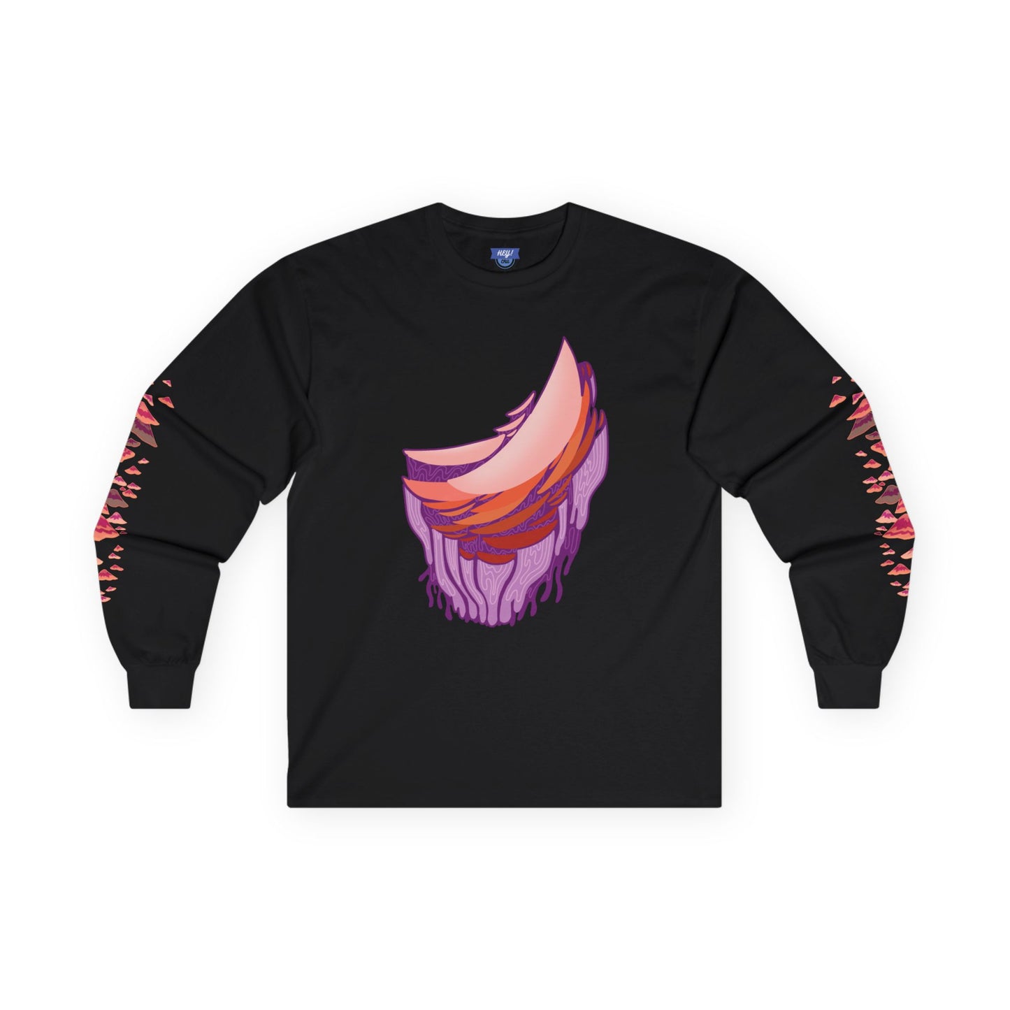GILL GROWTH Unisex Ultra Cotton Long Sleeve Tee (Fungal Bloom Collection)