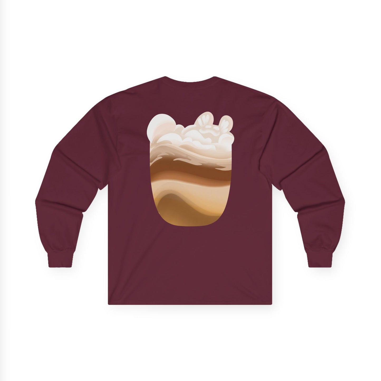 MEOWCHIATTO Unisex Ultra Cotton Long Sleeve Tee (Cat Brew Collection)