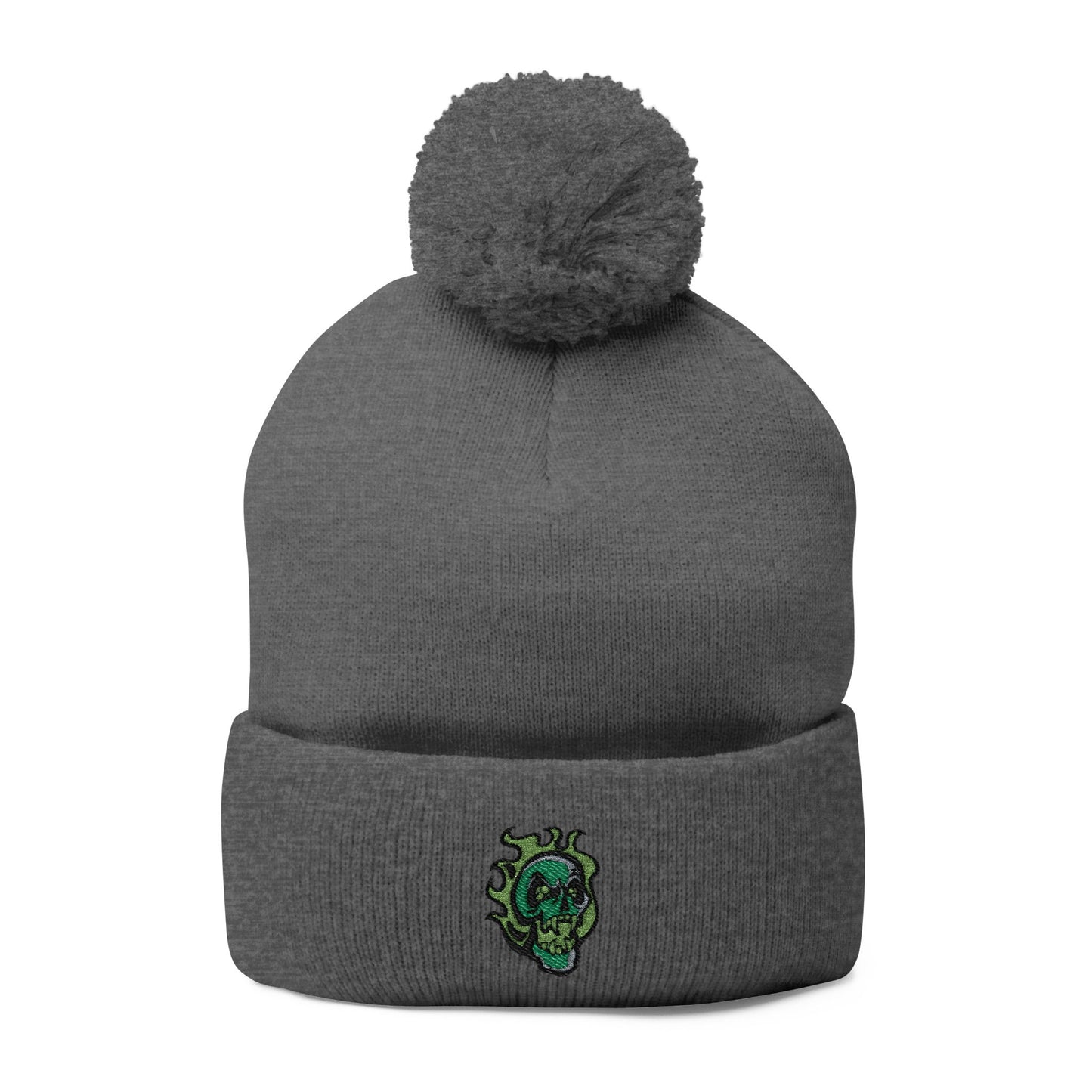 NECROMANCY SCHOOL Pom-Pom Knit Cap (Embroidery)