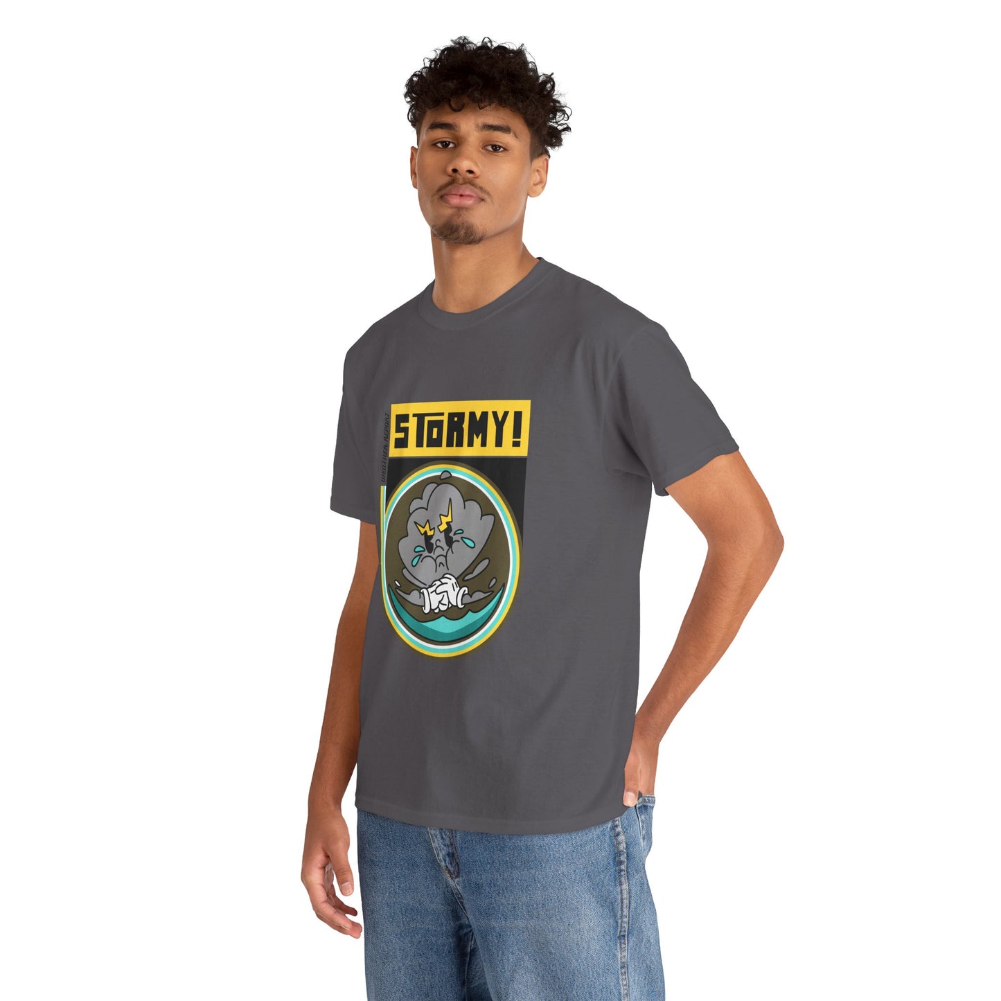STORMY Unisex Heavy Tee (Weather Report Collection)