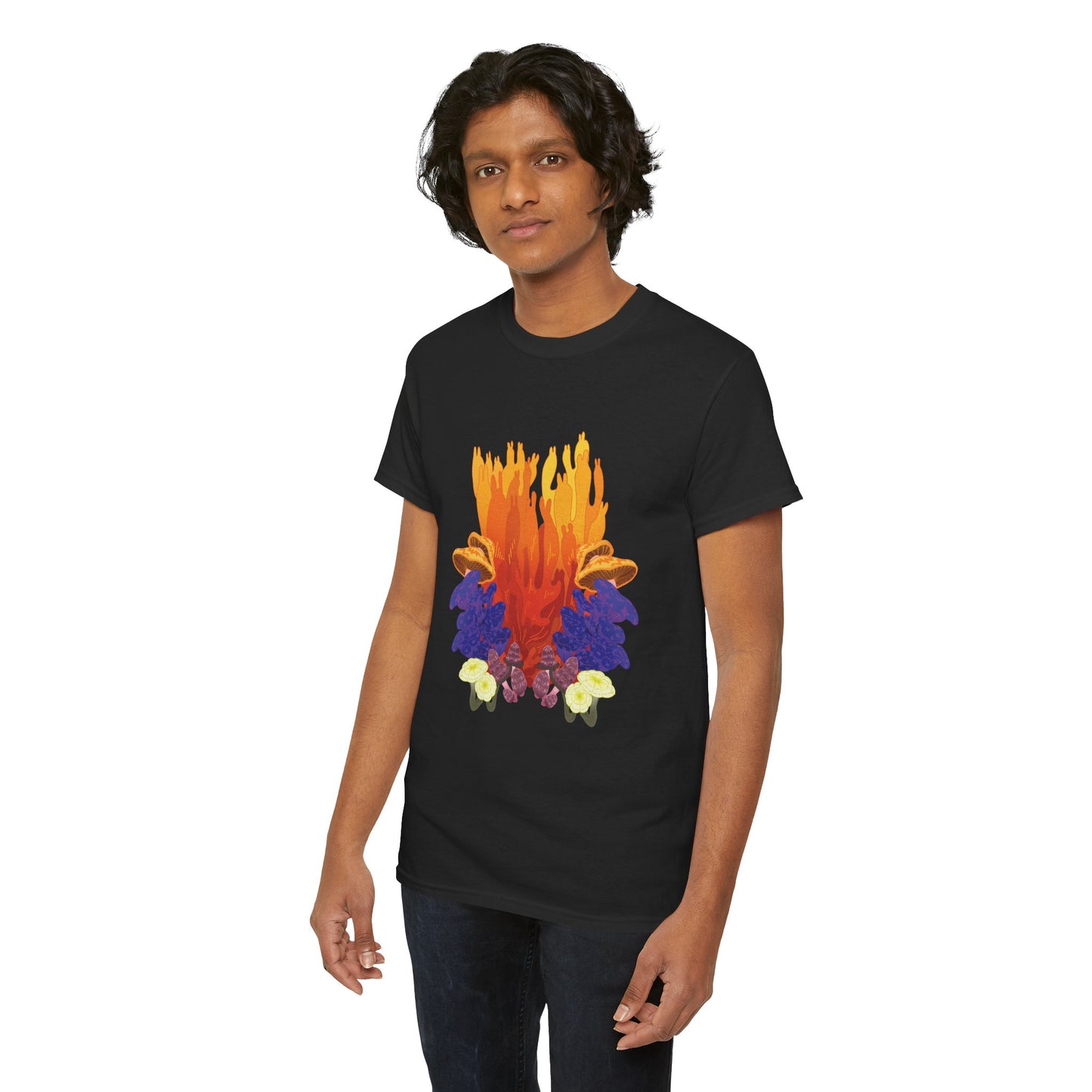 MUSHROOM BLOOM Heavy Cotton Tee
