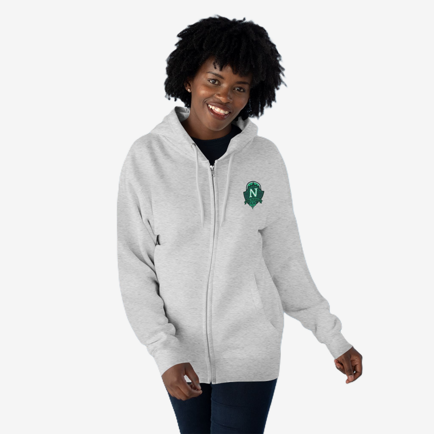 NECROMANCY SCHOOL Unisex Zip Hoodie