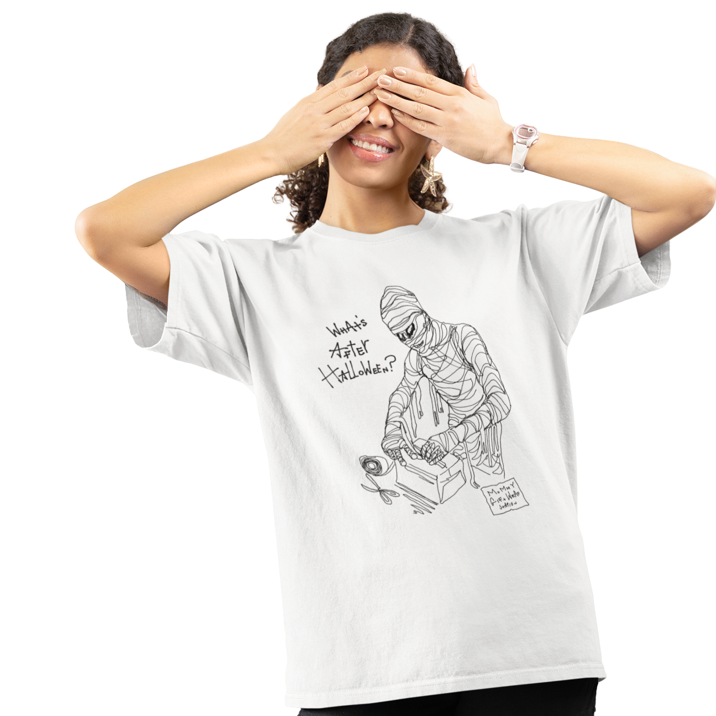 MUMMY After Halloween Heavy Cotton Tee