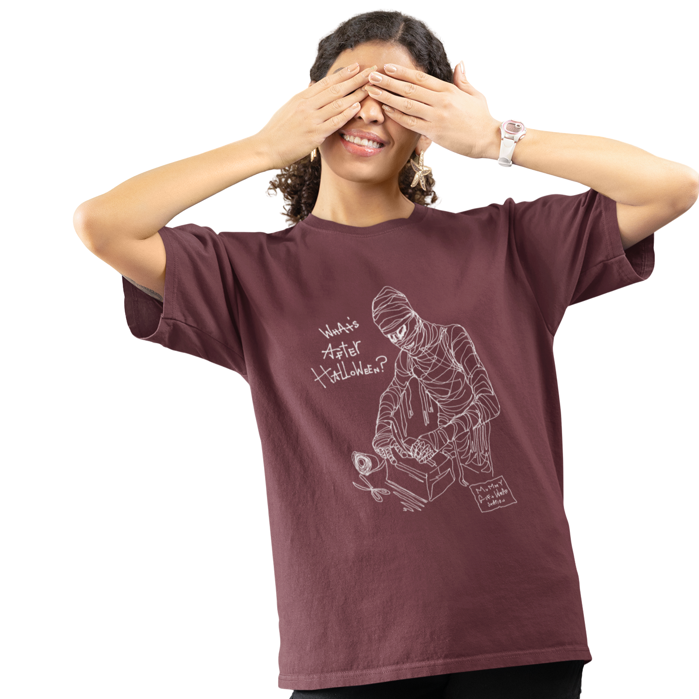 MUMMY After Halloween Heavy Cotton Tee