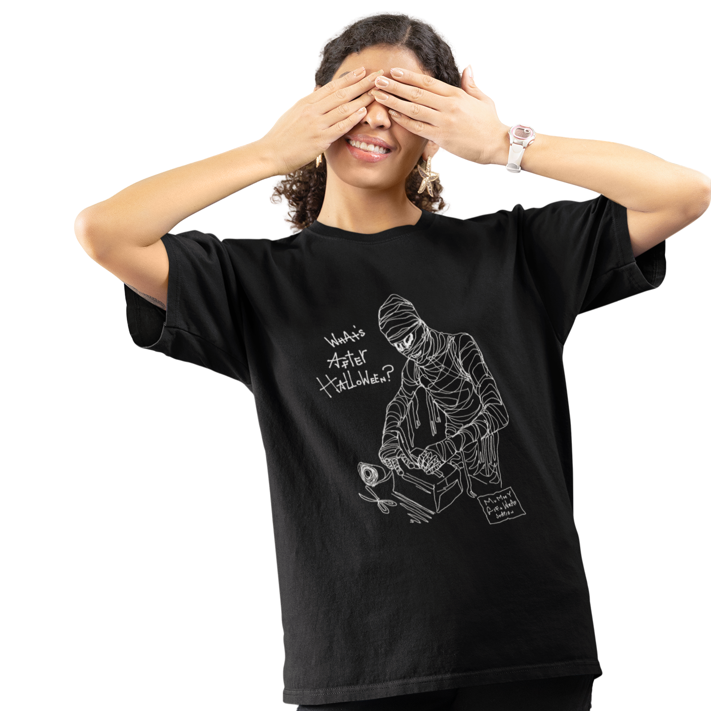 MUMMY After Halloween Heavy Cotton Tee