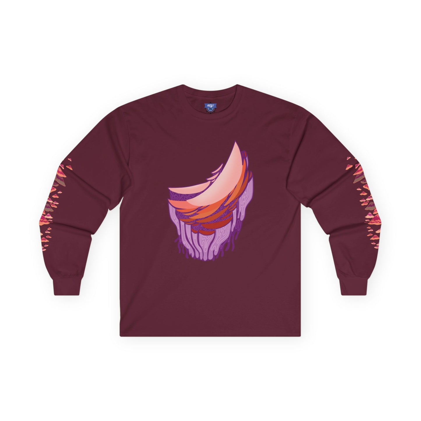 GILL GROWTH Unisex Ultra Cotton Long Sleeve Tee (Fungal Bloom Collection)