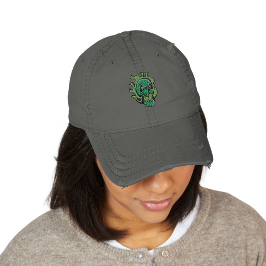 Necromancy Distressed Hat (Embroidery)