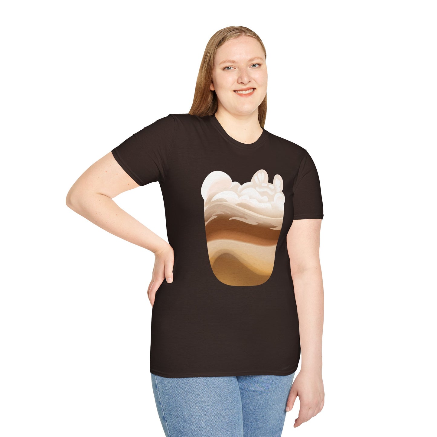 MEOWCHIATTO Softstyle T-Shirt (Cat Brew Collection)