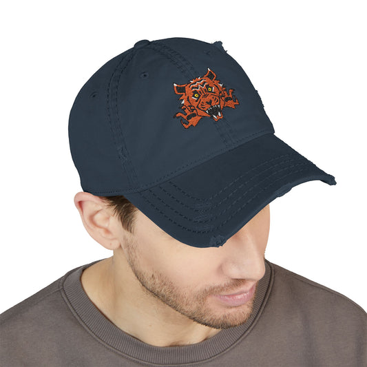 EVOCATION SCHOOL Distressed Cap (Embroidery)