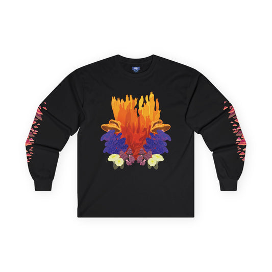 MUSHROOM BLOOM Unisex Ultra Cotton Long Sleeve Tee (Fungal Bloom Collection)
