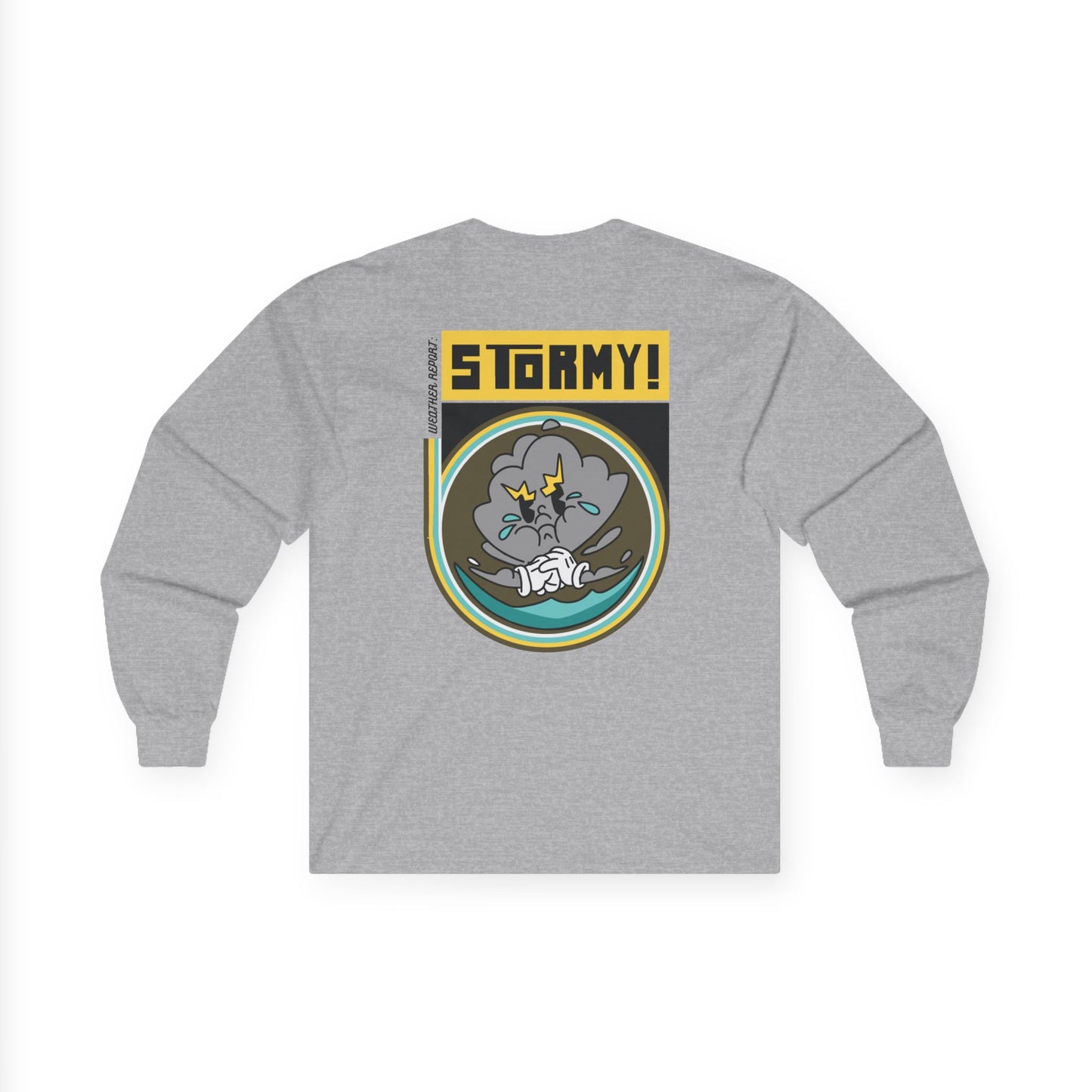 STORMY Unisex Ultra Cotton Long Sleeve Tee (Weather Report Collection)