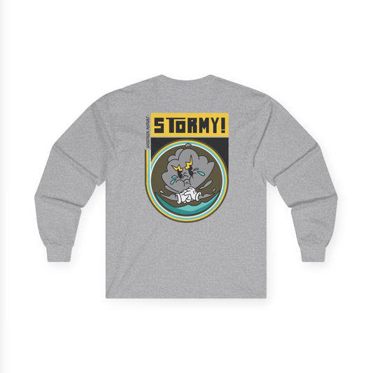 STORMY Unisex Ultra Cotton Long Sleeve Tee (Weather Report Collection)