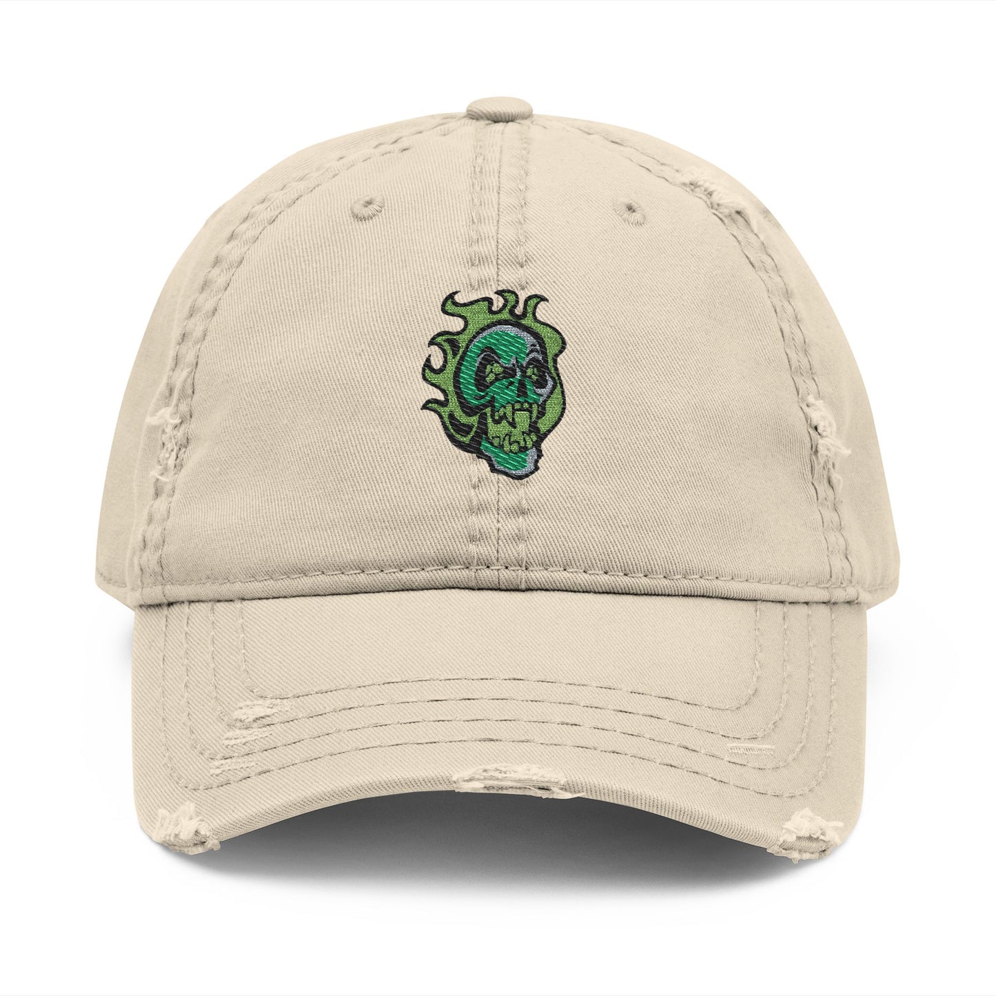 Necromancy Distressed Hat (Embroidery)