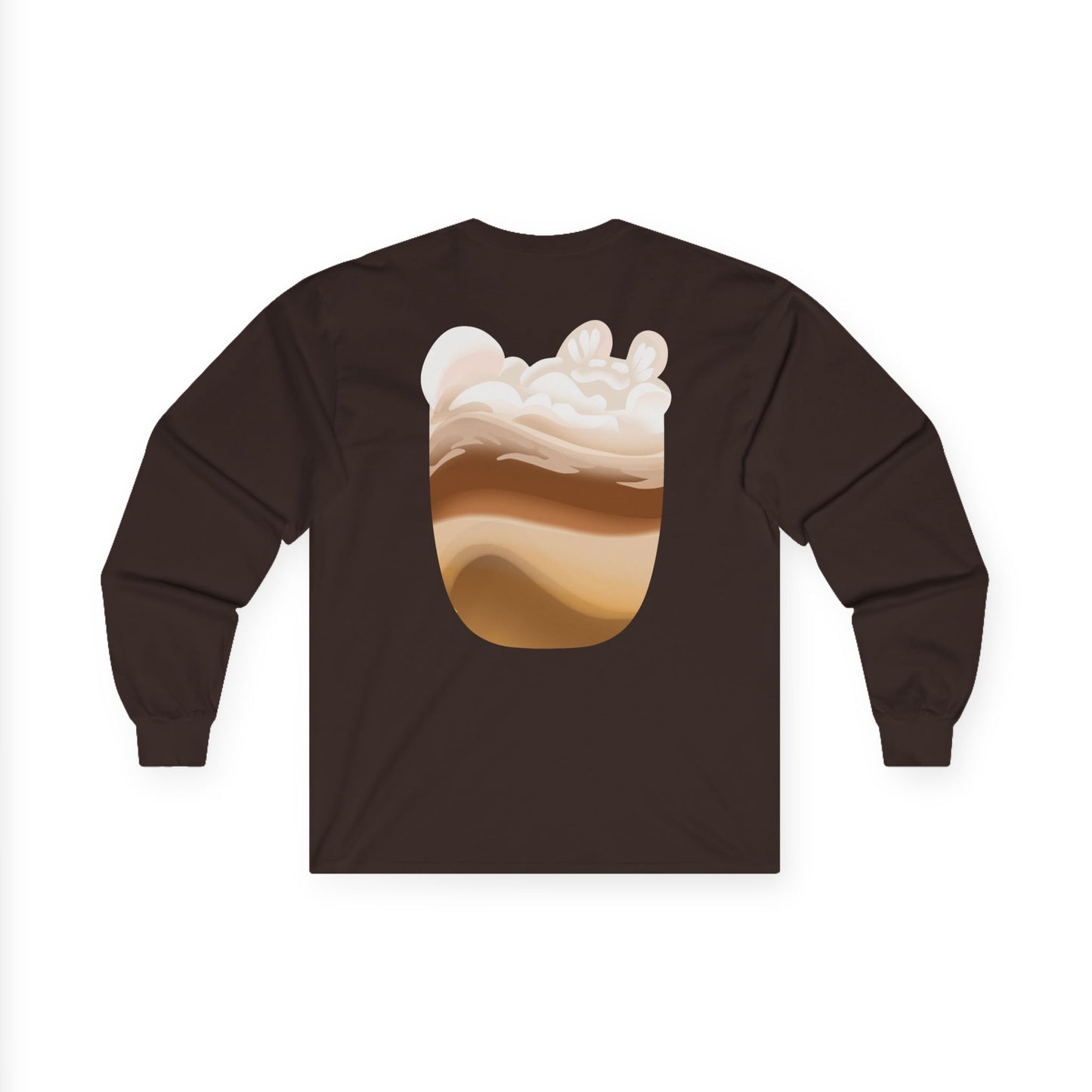 MEOWCHIATTO Unisex Ultra Cotton Long Sleeve Tee (Cat Brew Collection)
