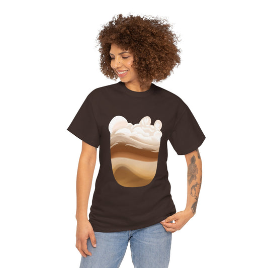 MEOWCHIATTO Unisex Heavy Tee (Cat Brew Collection)
