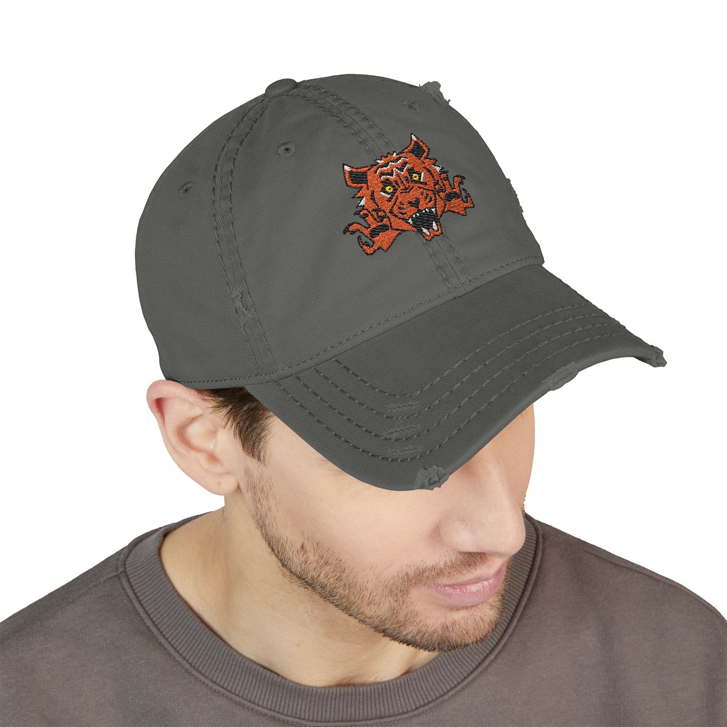 EVOCATION SCHOOL Distressed Cap (Embroidery)