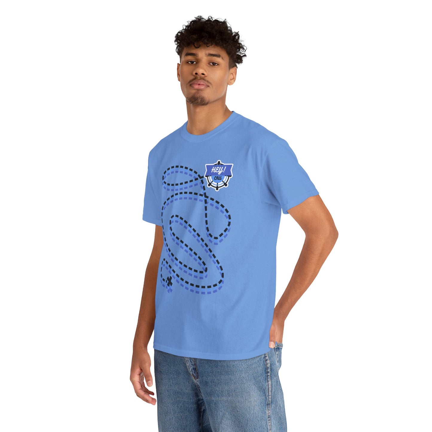 HEYCRU TREASURE MAP Unisex Heavy Tee (Set Sail Collection)