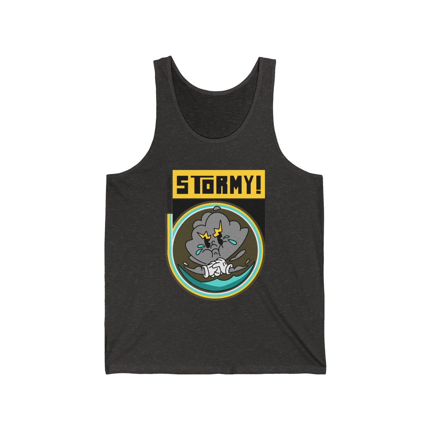 STORMY Unisex Jersey Tank (Weather Report Collection)