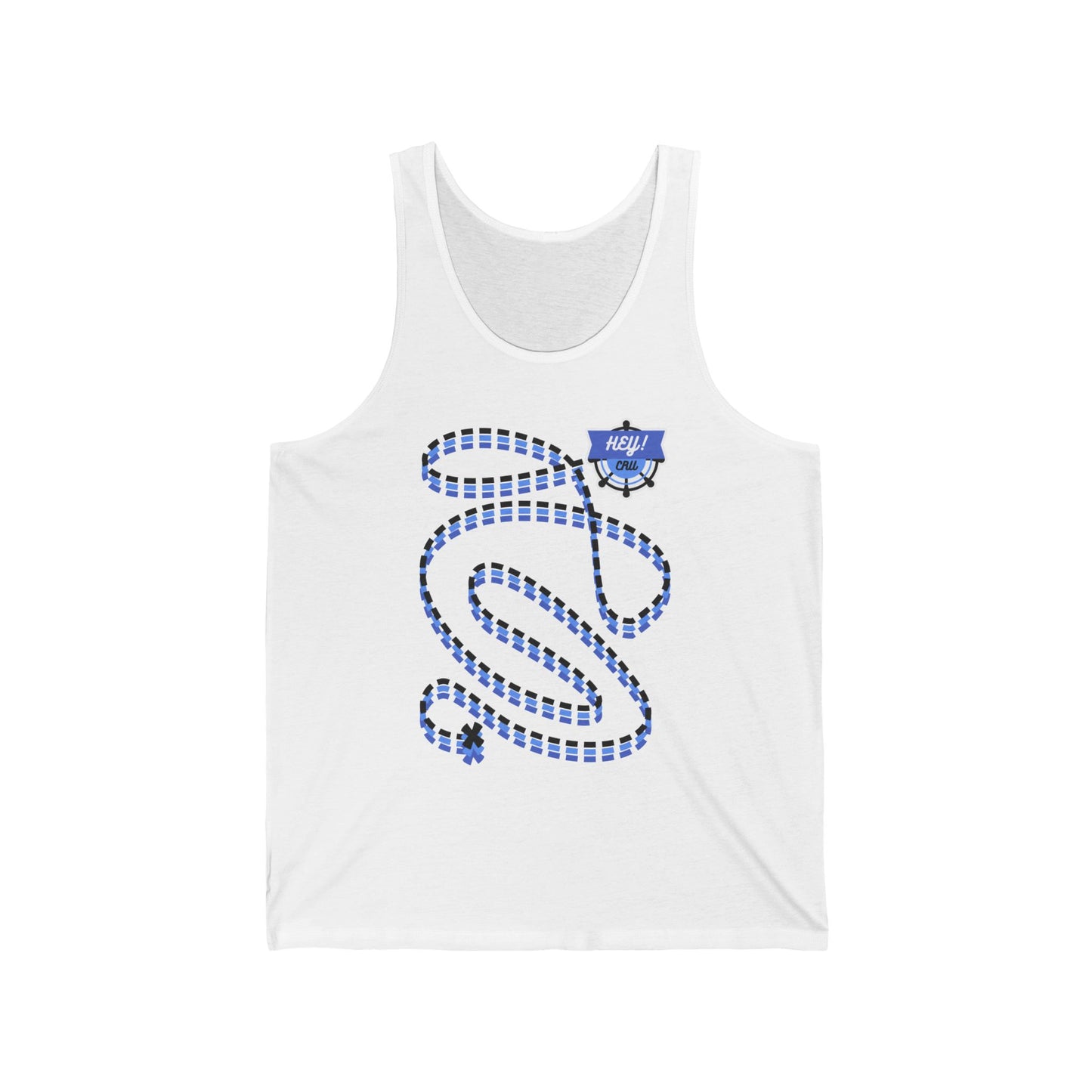 HEYCRU TREASURE MAP Unisex Jersey Tank (Set Sail Collection)