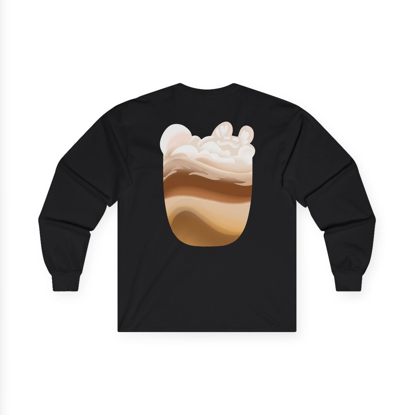 MEOWCHIATTO Unisex Ultra Cotton Long Sleeve Tee (Cat Brew Collection)