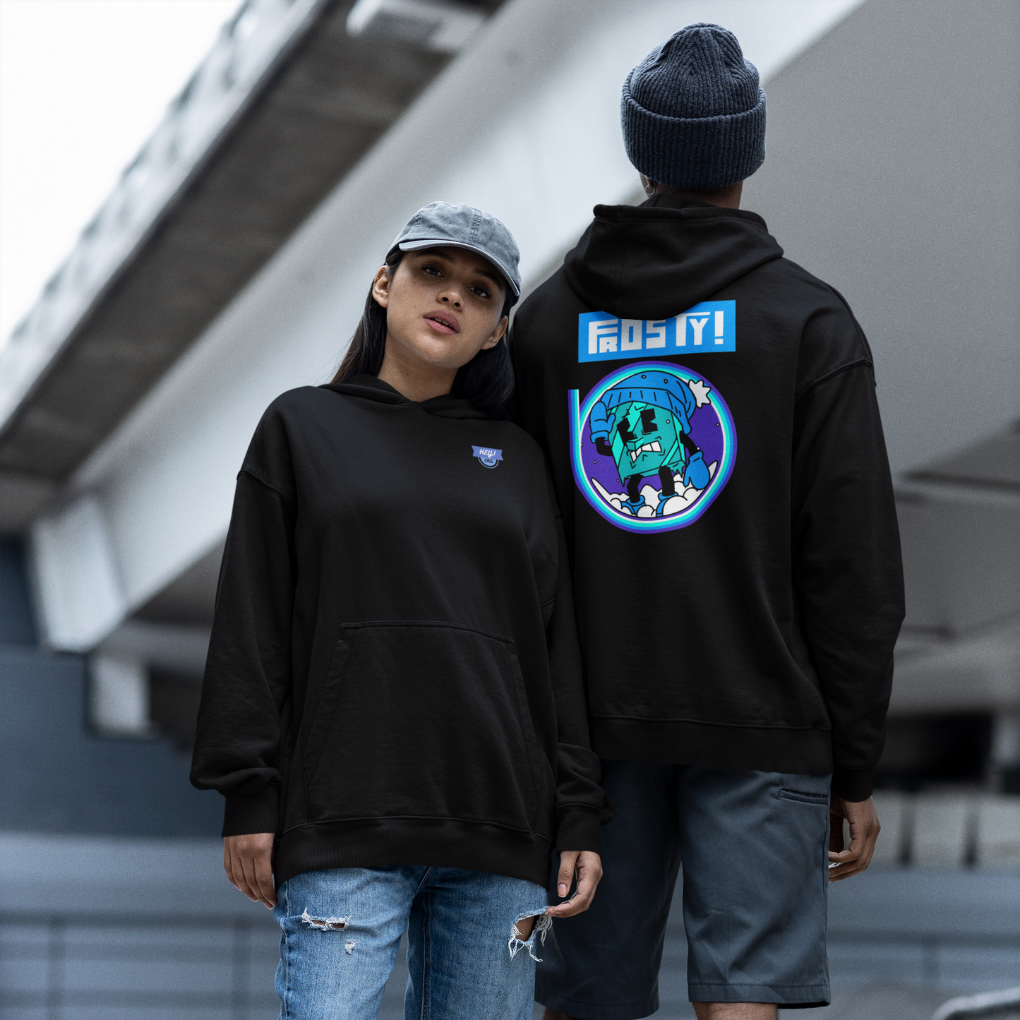 FROSTY Unisex Heavy Blend Hooded Sweatshirt