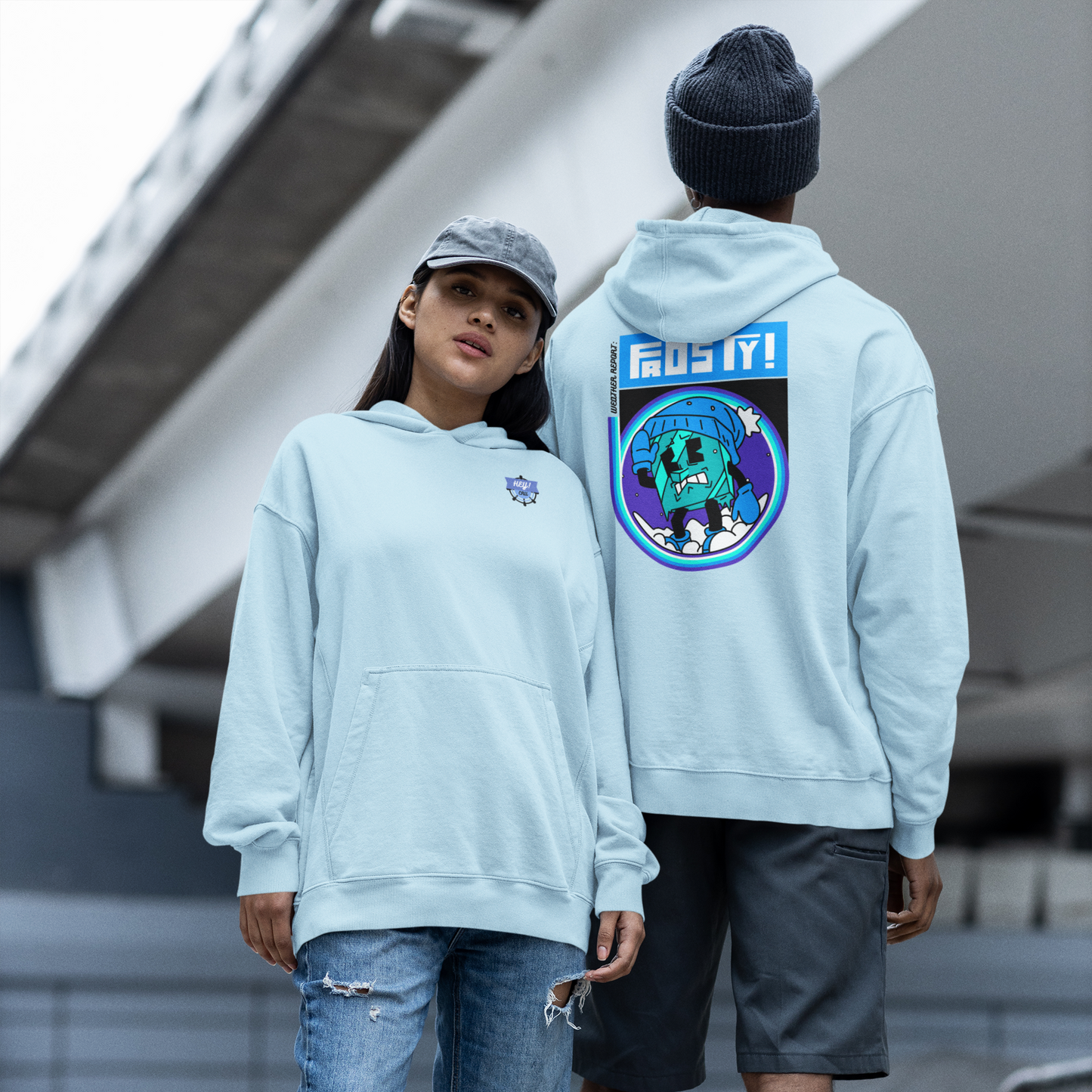 FROSTY Unisex Heavy Blend Hooded Sweatshirt