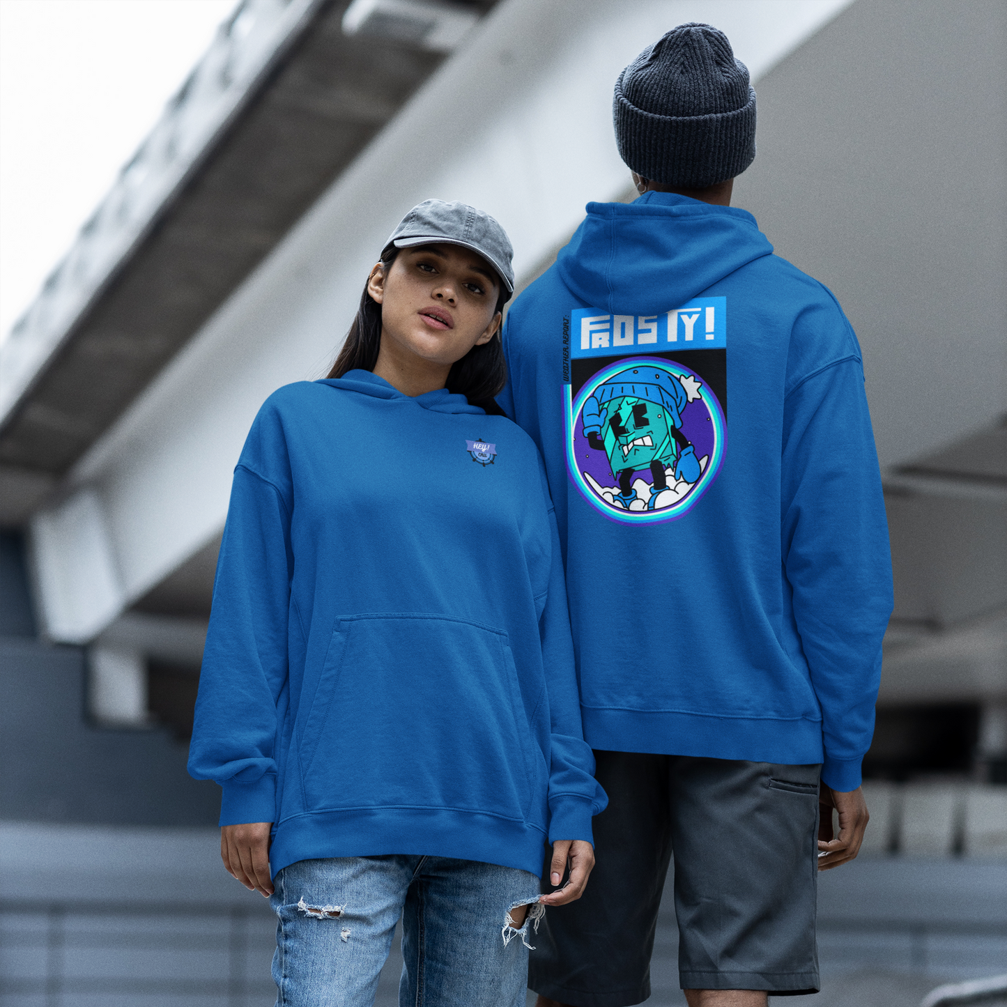 FROSTY Unisex Heavy Blend Hooded Sweatshirt