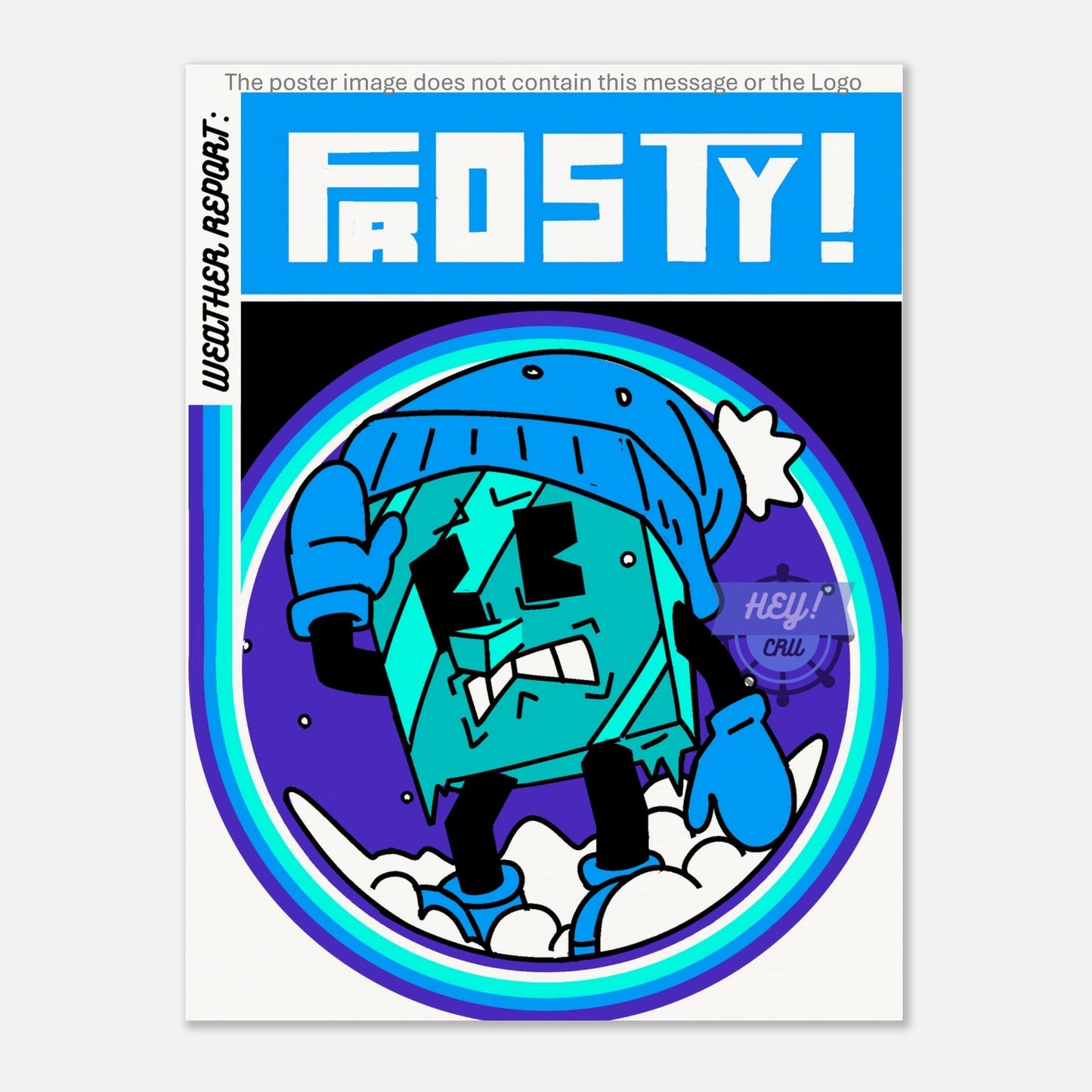 FROSTY Museum-Quality Matte Print 30x40 cm / 12x16″ (Weather Report Collection)