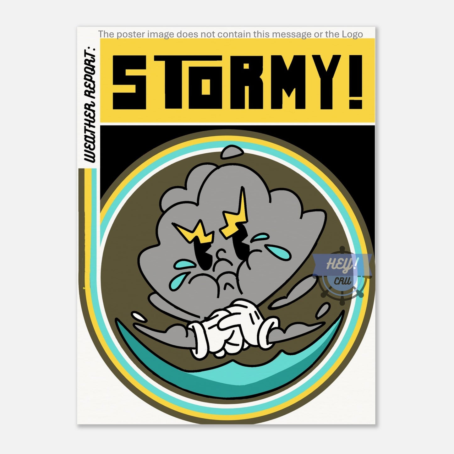 STORMY Museum-Quality Matte Print 30x40 cm / 12x16″ (Weather Report Collection)