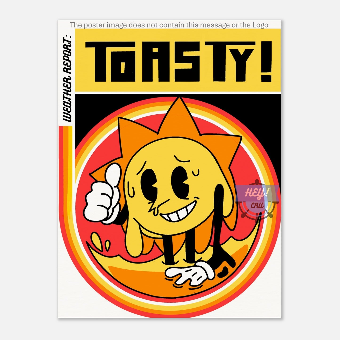 TOASTY Museum-Quality Matte Print 30x40 cm / 12x16″ (Weather Report Collection)