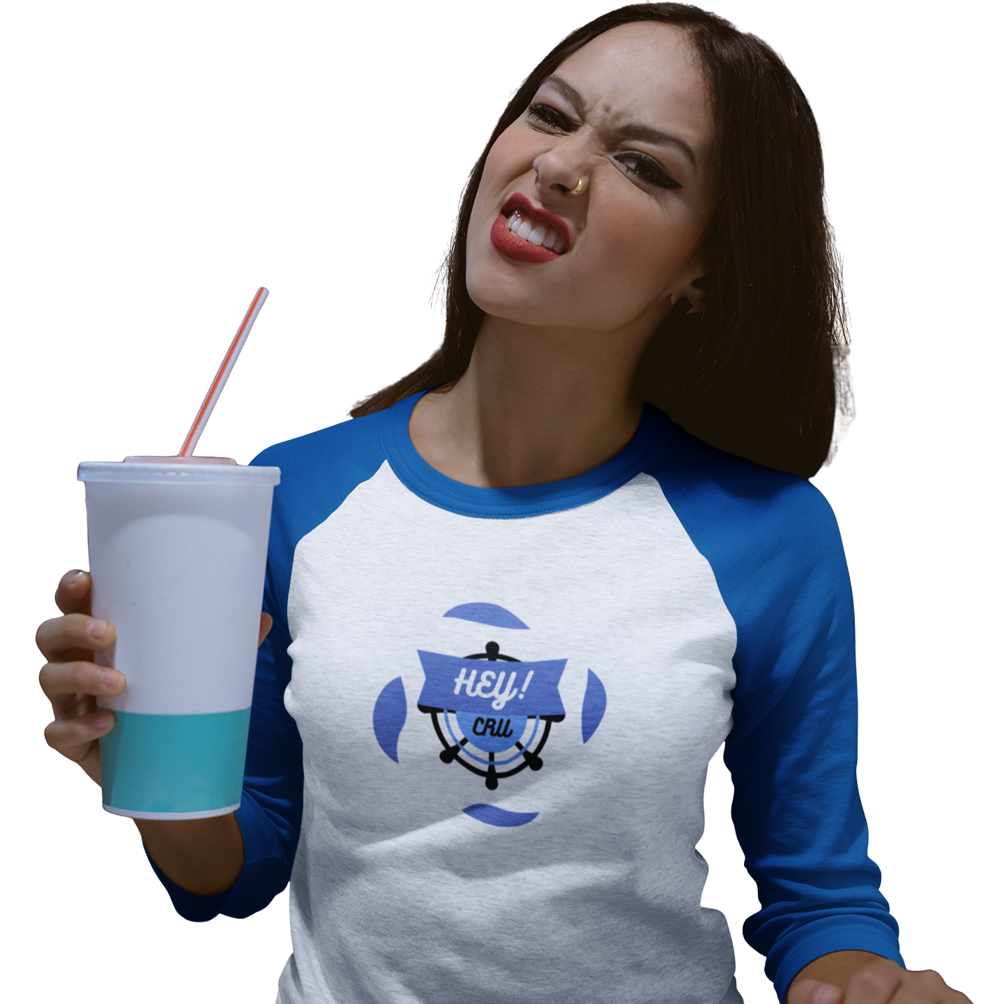 WAVE BLOOM unisex 3\4 Sleeve Baseball Tee