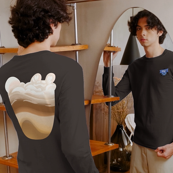 MEOWCHIATTO Unisex Ultra Cotton Long Sleeve Tee